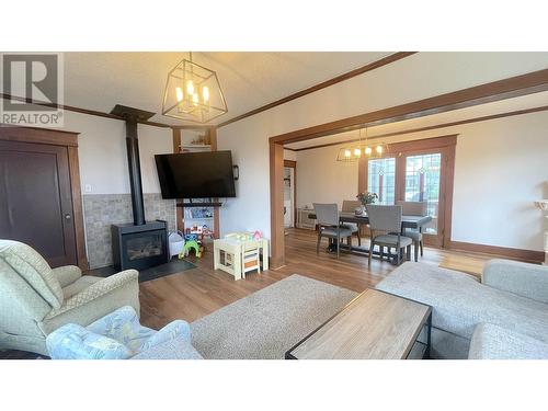 100 W 4Th Avenue, Prince Rupert, BC - Indoor Photo Showing Living Room With Fireplace