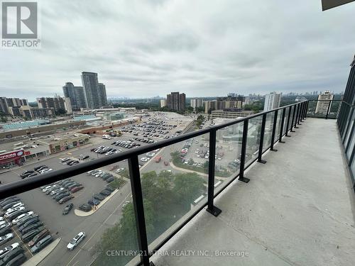 1302 - 128 Fairview Mall Drive, Toronto (Don Valley Village), ON - Outdoor With Balcony With View