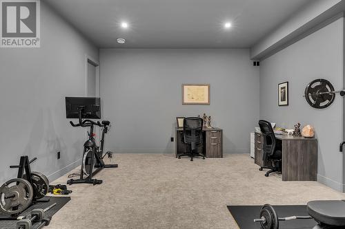 1426 Mine Hill Lane, Kelowna, BC - Indoor Photo Showing Gym Room