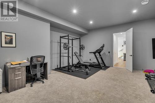 1426 Mine Hill Lane, Kelowna, BC - Indoor Photo Showing Gym Room