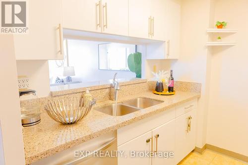 407 - 1655 Pickering Parkway, Pickering (Village East), ON - Indoor Photo Showing Kitchen With Double Sink