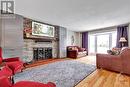 3426 Uplands Drive, Ottawa, ON  - Indoor Photo Showing Living Room With Fireplace 