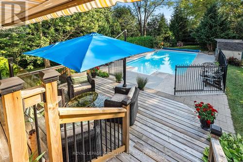 386 Nawautin Drive, Alnwick/Haldimand (Grafton), ON - Outdoor With In Ground Pool With Deck Patio Veranda