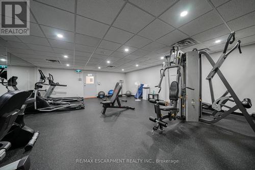 1506 - 120 Duke Street, Hamilton, ON - Indoor Photo Showing Gym Room