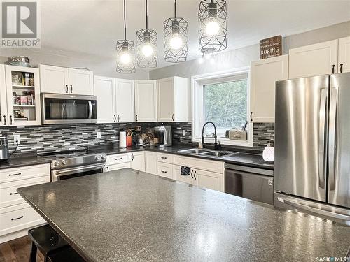 10 Acres South On Rr 3172, Meadow Lake Rm No.588, SK - Indoor Photo Showing Kitchen With Stainless Steel Kitchen With Double Sink With Upgraded Kitchen