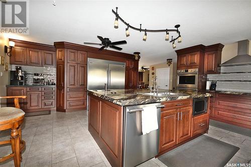 Eagles Wings Acreage, Big River Rm No. 555, SK - Indoor Photo Showing Kitchen With Double Sink