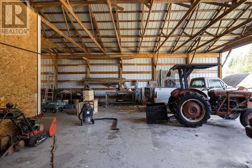 4425 Schubert Road, Armstrong, BC - Indoor Photo Showing Garage