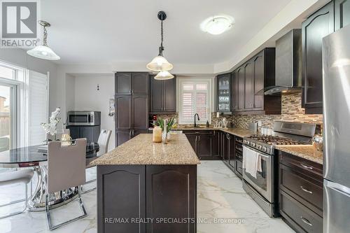 70 Leparc Road, Brampton, ON - Indoor Photo Showing Kitchen With Upgraded Kitchen