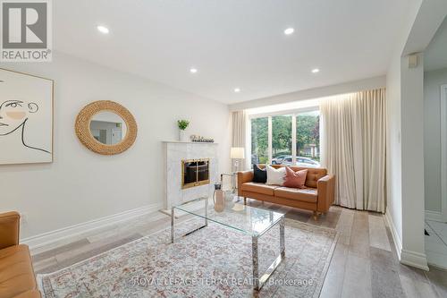 96 Mercury Road, Toronto (West Humber-Clairville), ON - Indoor Photo Showing Living Room With Fireplace