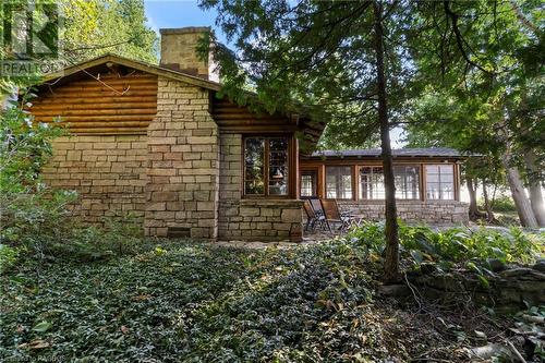 Beautiful Stone and Logs on North Side - 204 Victoria Street, Inverhuron, ON - Outdoor