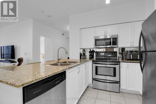 2806 - 388 Prince Of Wales Drive, Mississauga (City Centre), ON - Indoor Photo Showing Kitchen With Double Sink