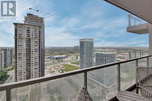 2806 - 388 Prince Of Wales Drive, Mississauga (City Centre), ON - Outdoor With Balcony With View With Exterior