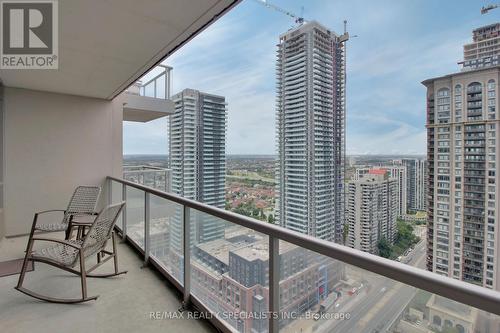 2806 - 388 Prince Of Wales Drive, Mississauga (City Centre), ON - Outdoor With Balcony With View