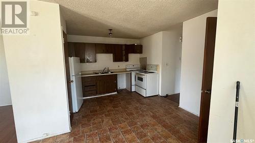 141 Thomson Avenue, Regina, SK - Indoor Photo Showing Kitchen With Double Sink