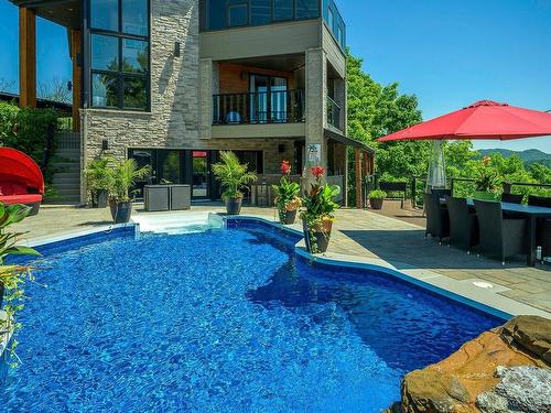 Piscine - 1000 Rue Des Tournesols, Sainte-Adèle, QC - Outdoor With In Ground Pool