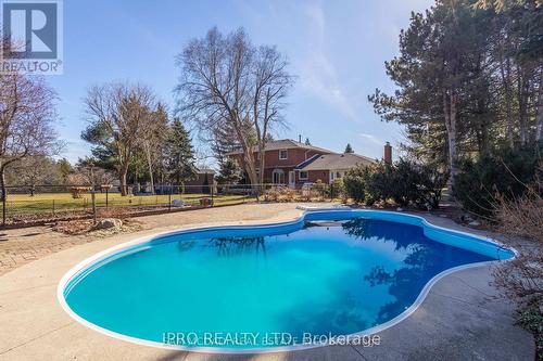 8 Huttonville Drive, Brampton (Huttonville), ON - Outdoor With In Ground Pool With Backyard