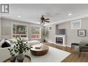 3167 Maurice Drive, Prince George, BC  - Indoor Photo Showing Living Room With Fireplace 