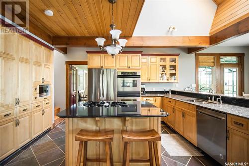 12 Watson Bay, Mckillop Rm No. 220, SK - Indoor Photo Showing Kitchen With Stainless Steel Kitchen With Double Sink