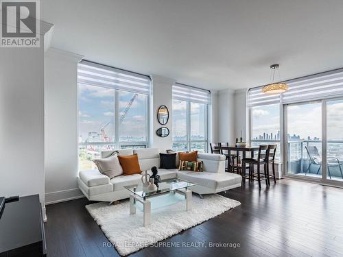 1409 - 15 Viking Lane, Toronto, ON - Indoor Photo Showing Living Room