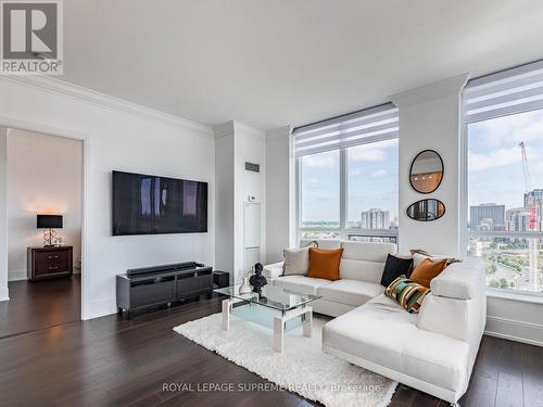 1409 - 15 Viking Lane, Toronto, ON - Indoor Photo Showing Living Room