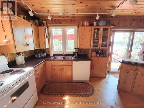 890 Mazinaw Lake, Addington Highlands, ON - Indoor Photo Showing Kitchen With Double Sink