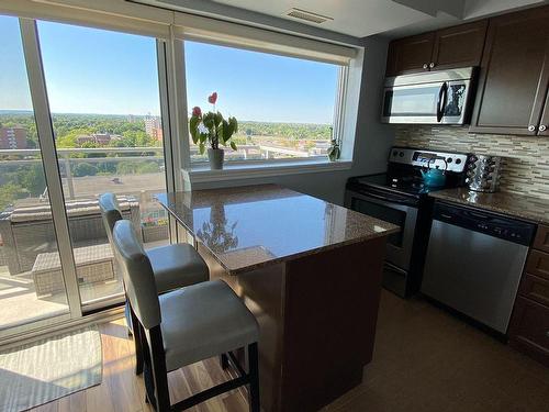 1209-215 Queen St E, Brampton, ON - Indoor Photo Showing Kitchen With Upgraded Kitchen