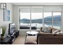 1191 Sunset Drive Unit# 2704, Kelowna, BC  - Indoor Photo Showing Living Room With Body Of Water 