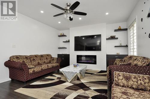 55 Cheevers Road, Brantford, ON - Indoor Photo Showing Living Room With Fireplace