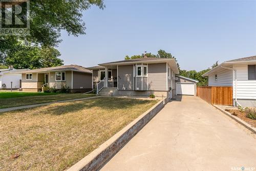 830 Vaughan Street W, Moose Jaw, SK - Outdoor With Deck Patio Veranda With Facade