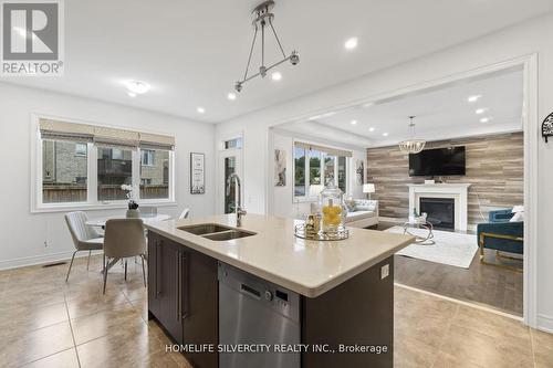 56 Fieldstone Ln Avenue, Caledon, ON - Indoor Photo Showing Other Room With Fireplace