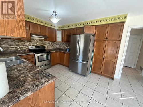 Main - 243 Queen Mary Drive, Brampton, ON - Indoor Photo Showing Kitchen With Double Sink