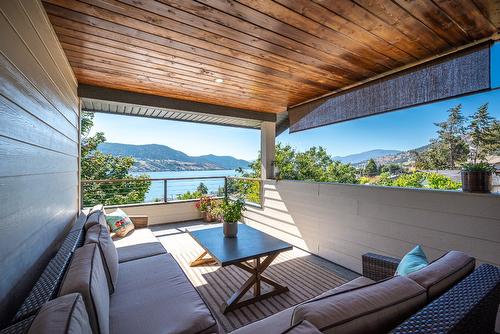 7463 Tronson Road, Vernon, BC - Outdoor With Body Of Water With Deck Patio Veranda With Exterior