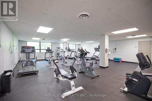 1607 - 1535 Lakeshore Road E, Mississauga, ON - Indoor Photo Showing Gym Room