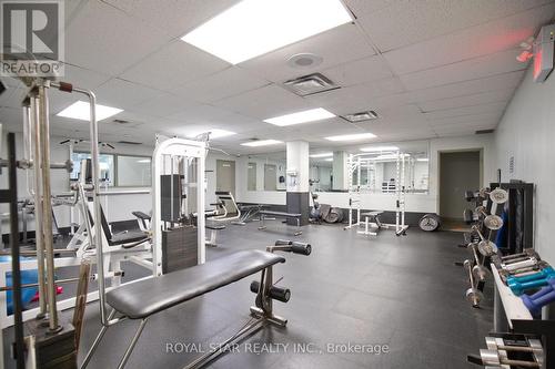 1607 - 1535 Lakeshore Road E, Mississauga, ON - Indoor Photo Showing Gym Room