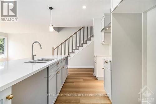 82 Villeneuve Street, North Stormont, ON - Indoor Photo Showing Kitchen With Double Sink