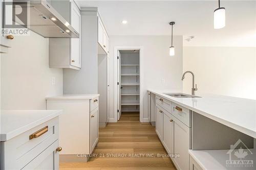 82 Villeneuve Street, North Stormont, ON - Indoor Photo Showing Kitchen With Double Sink