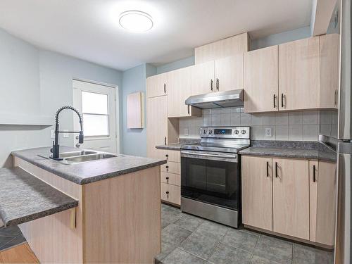 Kitchen - A-1014 Rue Thierry, Montréal (Lasalle), QC - Indoor Photo Showing Kitchen With Double Sink