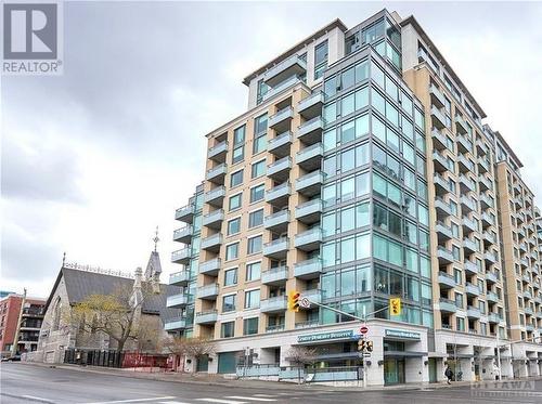 238 Besserer Street Unit#506, Ottawa, ON - Outdoor With Balcony With Facade