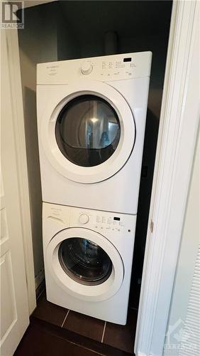 In suite washer dryer - 238 Besserer Street Unit#506, Ottawa, ON - Indoor Photo Showing Laundry Room