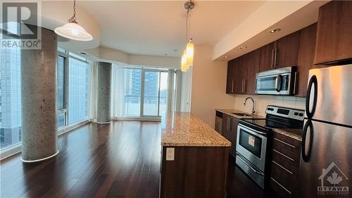 238 Besserer Street Unit#506, Ottawa, ON - Indoor Photo Showing Kitchen With Stainless Steel Kitchen