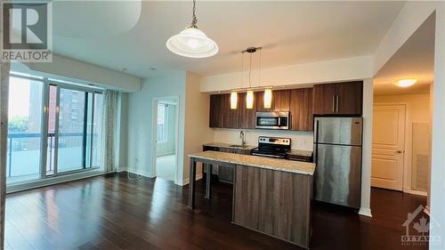 238 Besserer Street Unit#506, Ottawa, ON - Indoor Photo Showing Kitchen With Stainless Steel Kitchen