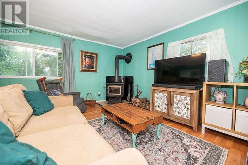 1448 Perrault Road, Eganville, ON - Indoor Photo Showing Living Room With Fireplace