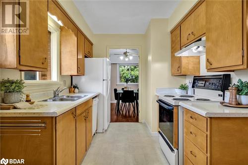 28 Bond Street E, Fenelon Falls, ON - Indoor Photo Showing Kitchen With Double Sink