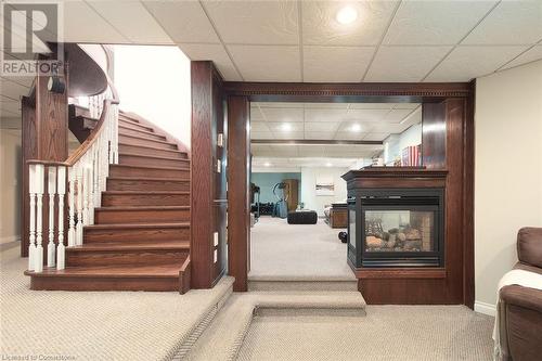 116 Darren Crescent, Cambridge, ON - Indoor Photo Showing Other Room With Fireplace