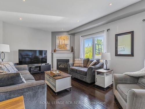 160 Shephard Ave, New Tecumseth, ON - Indoor Photo Showing Living Room With Fireplace