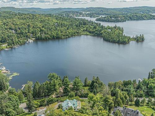 Aerial photo - 215 Ch. Du Tour-Du-Lac, Sainte-Agathe-Des-Monts, QC - Outdoor With Body Of Water With View