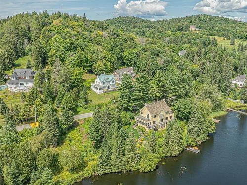 Aerial photo - 215 Ch. Du Tour-Du-Lac, Sainte-Agathe-Des-Monts, QC - Outdoor With Body Of Water With View