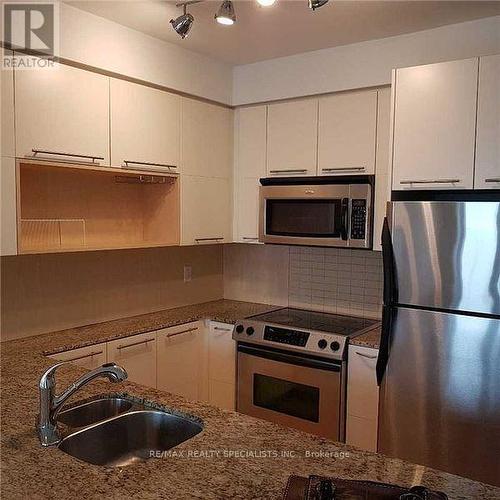 3703 - 21 Carlton Street, Toronto, ON - Indoor Photo Showing Kitchen With Double Sink