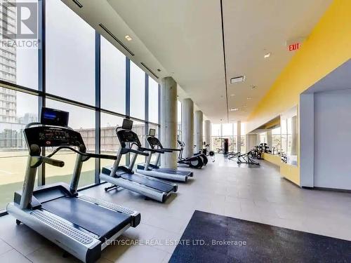 #1101 - 105 The Queensway, Toronto (High Park-Swansea), ON - Indoor Photo Showing Gym Room