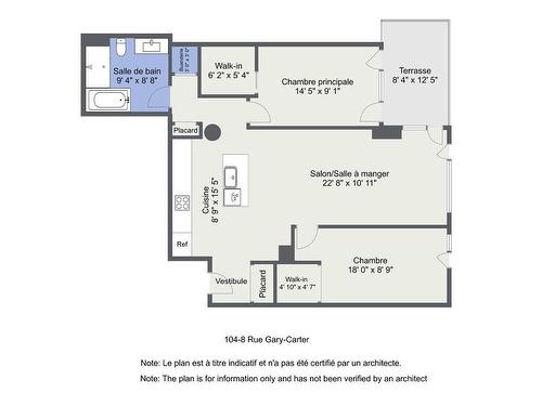 Plan (croquis) - 104-8 Rue Gary-Carter, Montréal (Villeray/Saint-Michel/Parc-Extension), QC - Other